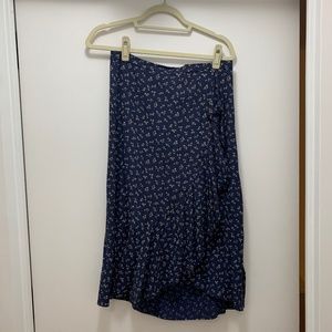 Madewell Floral Midi Skirt
